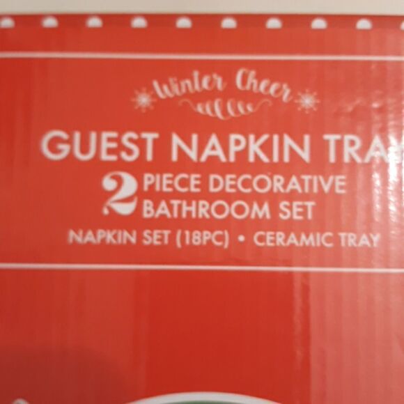 Winter Cheer Guest Napkin Tray - Picture 4 of 5